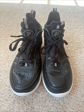 Pastry Black and White Kids High-Top hip hop shoes